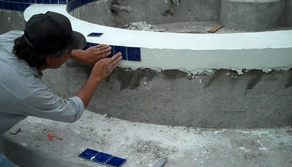 Swimming Pool Tile Work